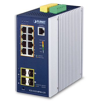 Planet IGS-5225-8P4S-12V